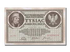 Poland, 1000 Marek, 1919, KM #22d, 1919-05-17, AU(55-58), ZD 823812