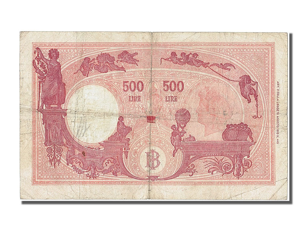 Italy, 500 Lire, 1946, 1946-06-06, VF(30-35), 087307