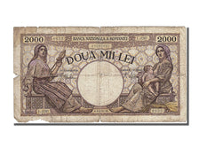 Romania, 2000 Lei, 1941, KM #53a, 1941-11-18, F(12-15), L.0287