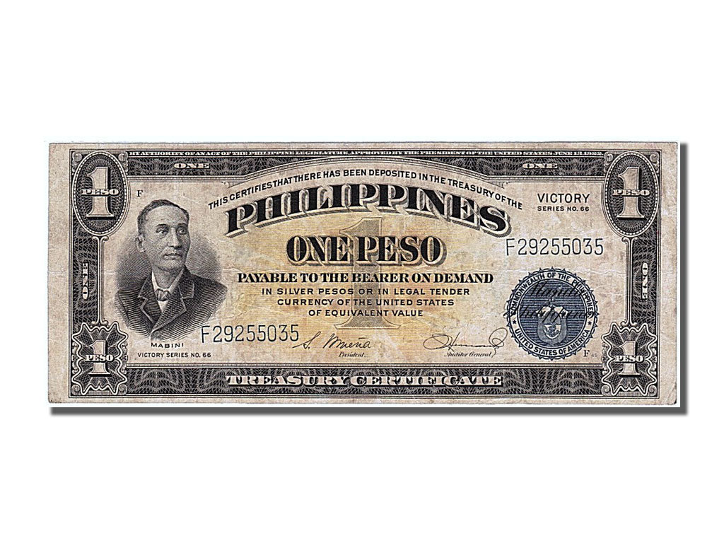 Filippine, 1 Peso, 1944, BB