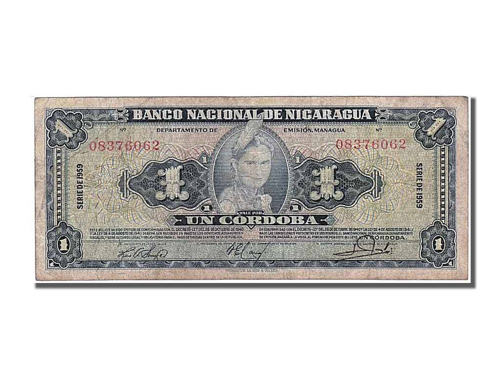 Nicaragua, 1 Cordoba, 1959, BB