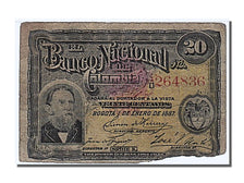 Colombia, 20 Centavos = 2 Reales, 1887, KM #189, 1887-01-01, VF(20-25), 264836