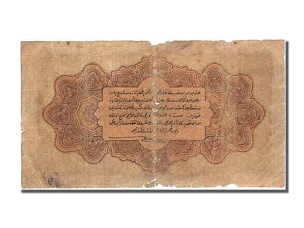Turkey, 1 Livre, 1915, KM #73, VG(8-10), 0455833