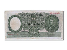Argentina, 50 Pesos, 1935, KM #266a, EF(40-45), 05094247A
