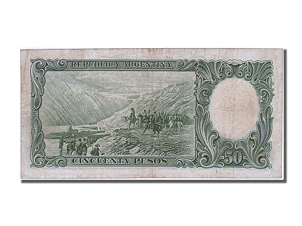 Argentina, 50 Pesos, 1935, KM #266a, EF(40-45), 05094247A