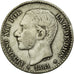 Moneda, España, Alfonso XII, 50 Centimos, 1881, Madrid, MBC, Plata, KM:685