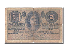 Austria, 2 Kronen, 1914, KM #17b, 1914-08-05, VF(20-25), C 831111