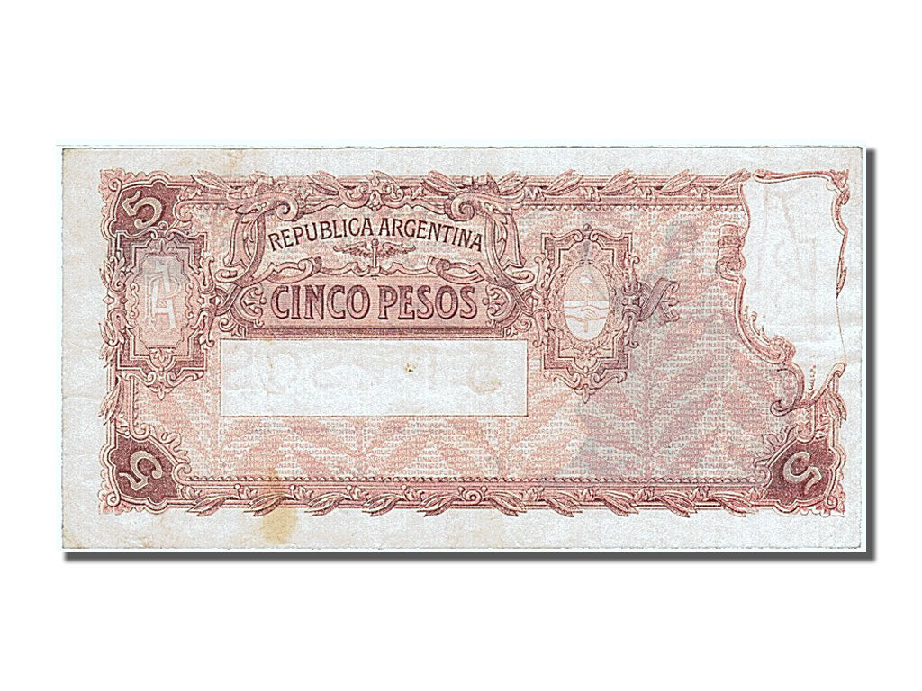 Argentina, 5 Pesos, 1947, KM #258, AU(55-58), 39506397F
