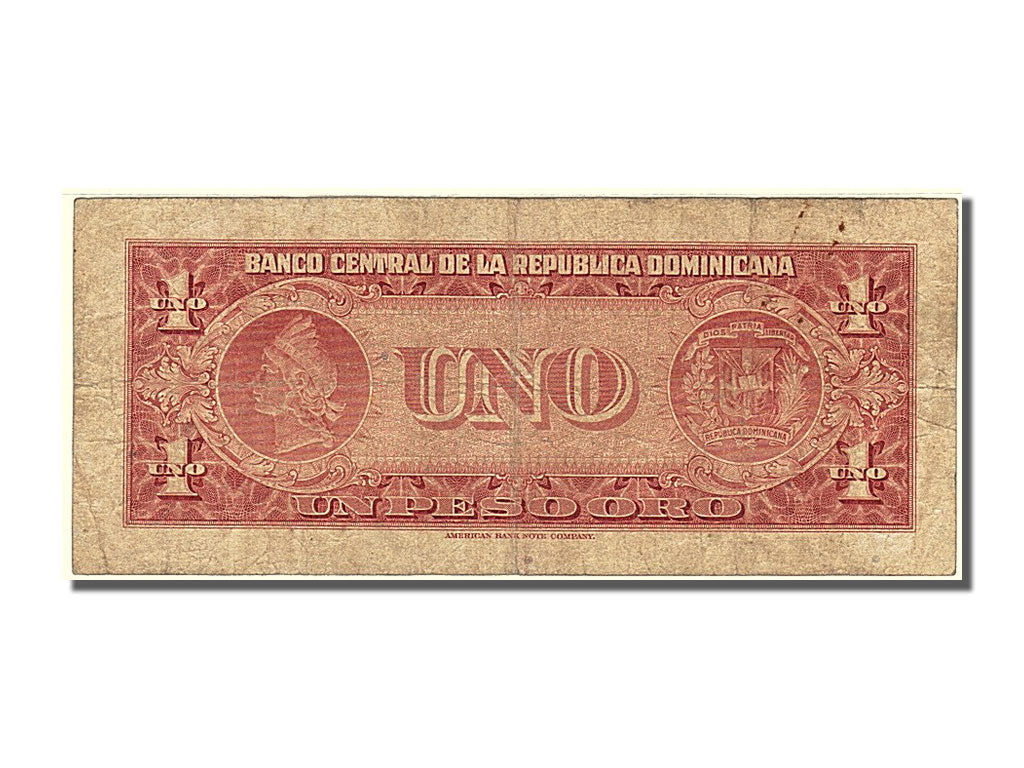 Dominican Republic, 1 Peso Oro, 1962, VF(20-25), 1548186