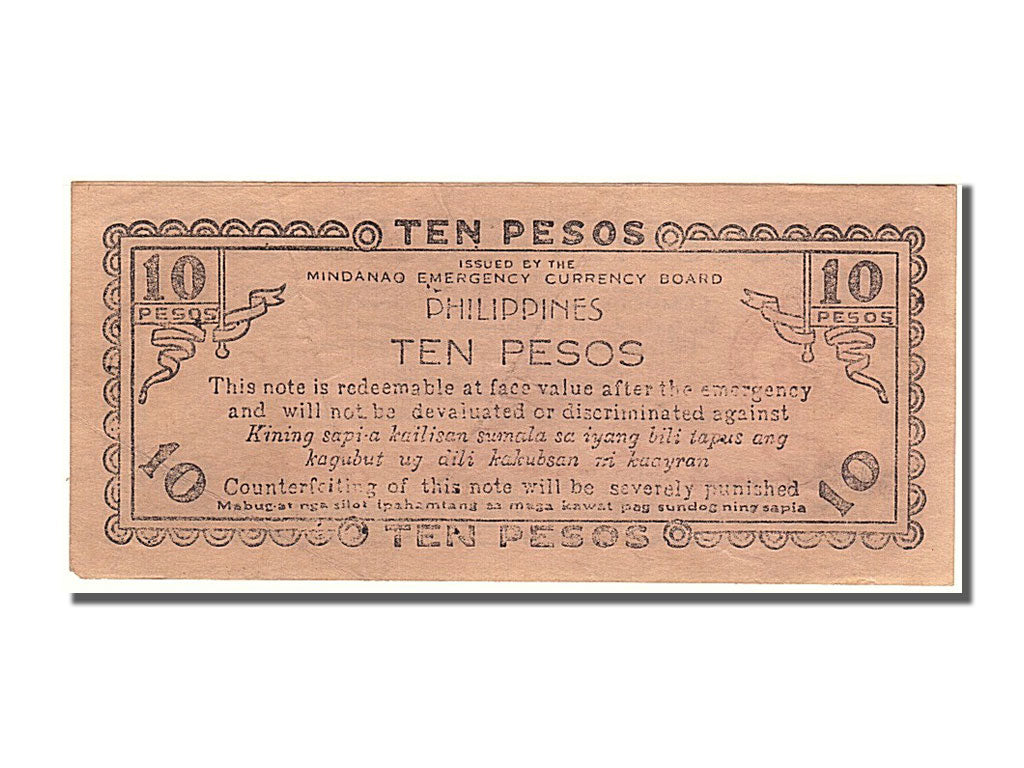 Banknote, Philippines, 10 Pesos, 1943, AU(55-58)