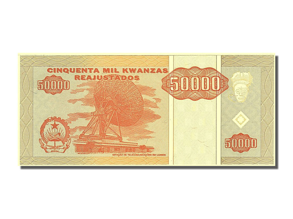 Angola, 50,000 Kwanzas Reajustados, 1995, KM #138, 1995-05-01, UNC(65-70), PT...