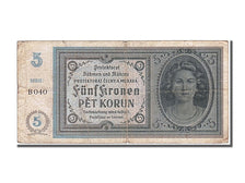 Bohemia and Moravia, 5 Korun, 1940, VF(30-35), B 040