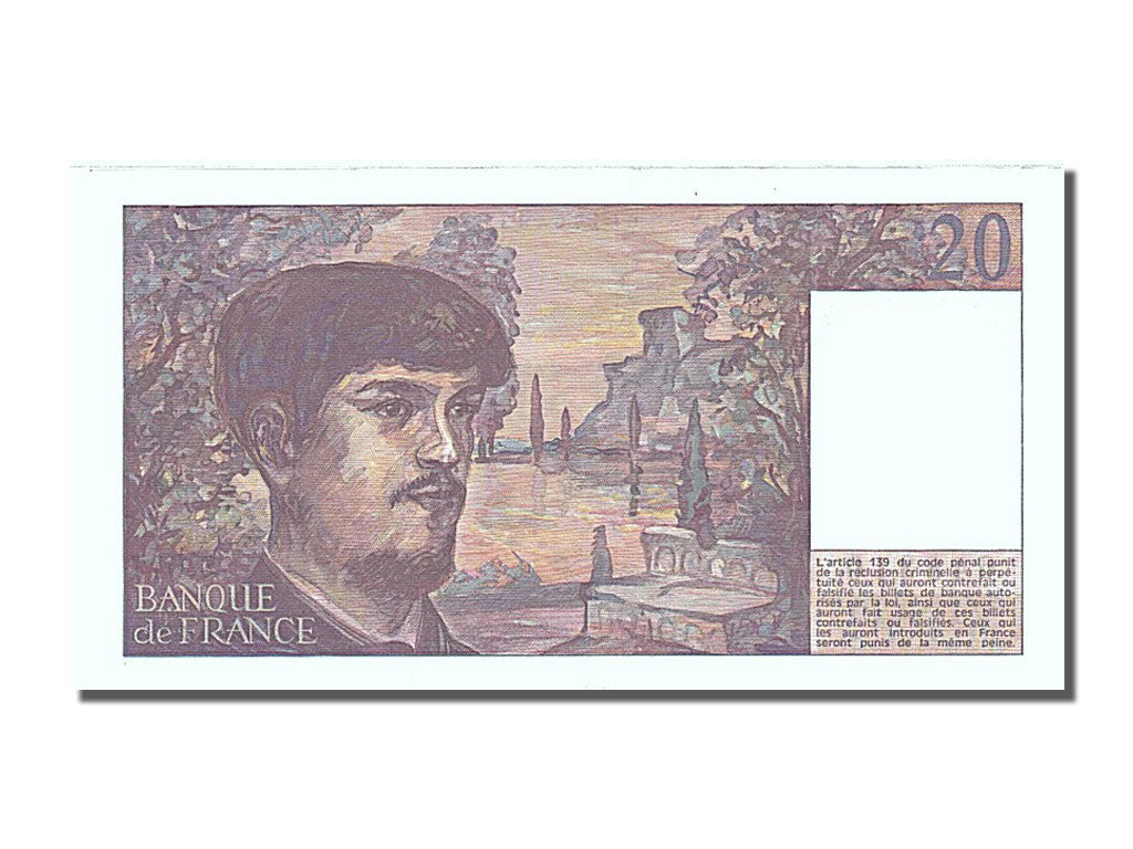 20 Francs, type Debussy