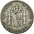 Moneta, Hiszpania, Alfonso XII, Peseta, 1882, VF(20-25), Srebro, KM:686