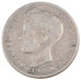 SPAIN, Peseta, 1902, KM #706, VF(20-25), Silver, 4.85