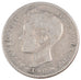 SPAIN, Peseta, 1902, KM #706, VF(20-25), Silver, 4.85