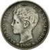 Coin, Spain, Alfonso XIII, Peseta, 1900, VF(30-35), Silver, KM:706
