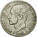 Coin, Spain, Alfonso XII, 2 Pesetas, 1882, VF(30-35), Silver, KM:678.2