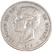 SPAIN, 5 Pesetas, 1876, KM #671, EF(40-45), Silver, 24.91