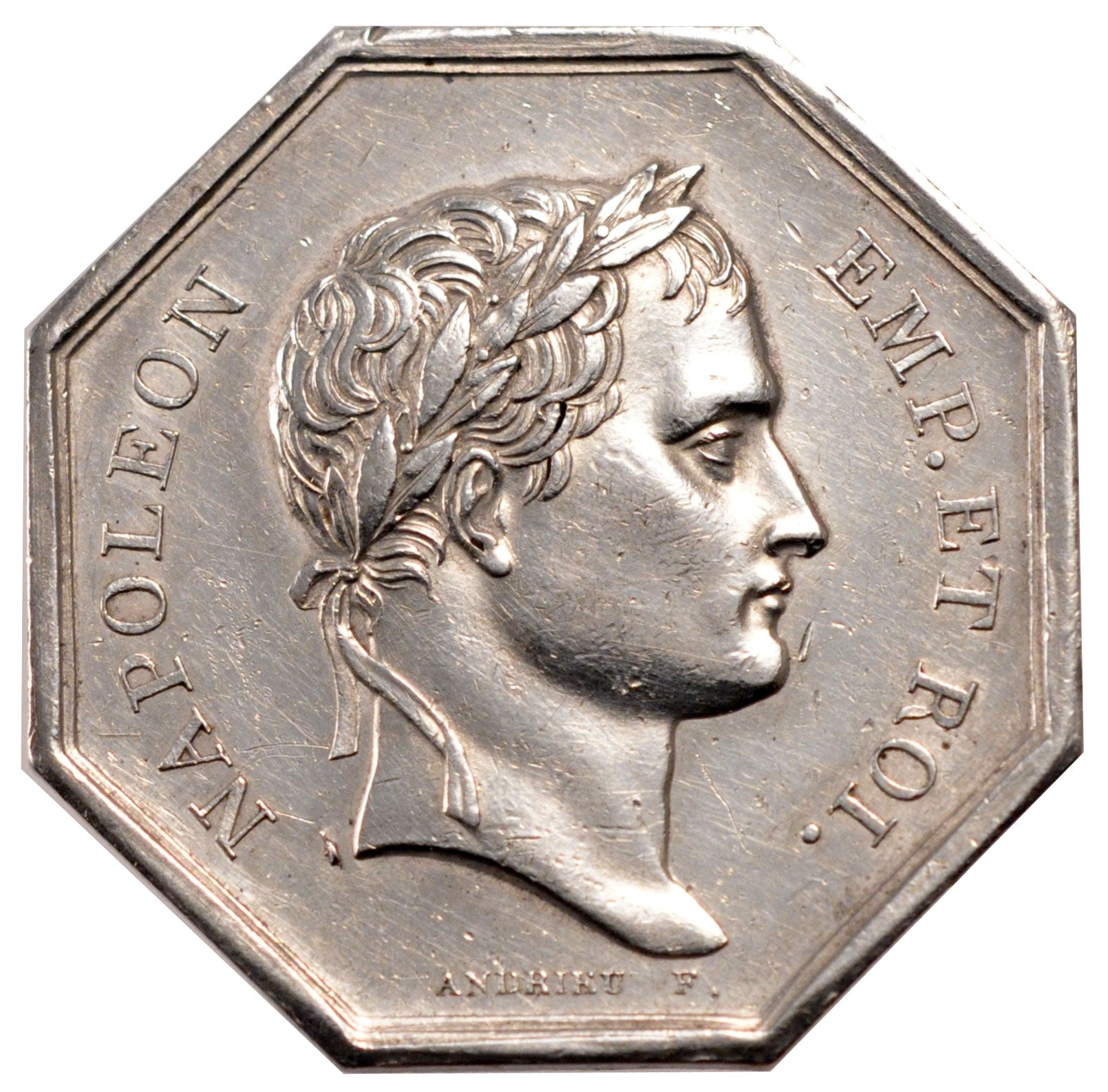 France, Trades, Token, 1810, AU(55-58), Silver, 17.04