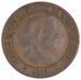 Spain, 5 Centimos, 1868, KM #635, VF(30-35), Copper, 12.78