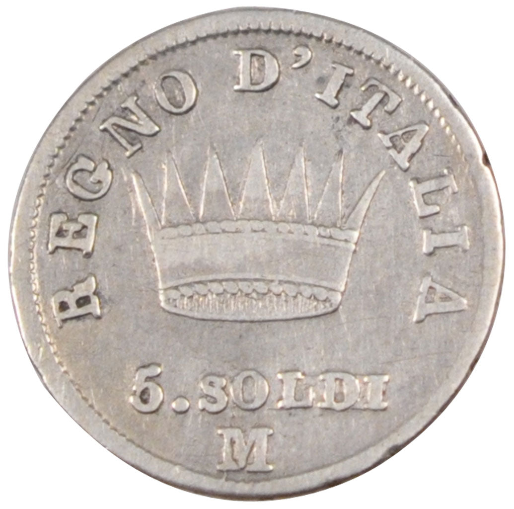 Italie, Royaume de Napoléon, 5 Soldi