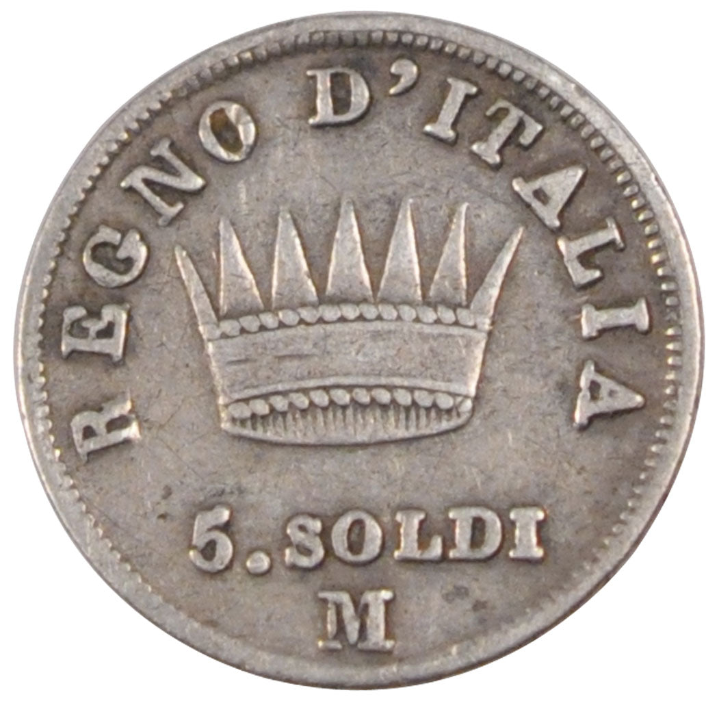 Italie, Royaume de Napoléon, 5 Soldi