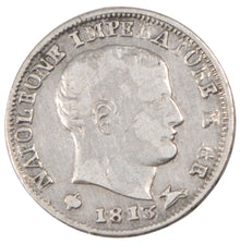 Italy, 5 Soldi, 1813, Milan, KM #c.5.1, EF(40-45), Silver, 1.20