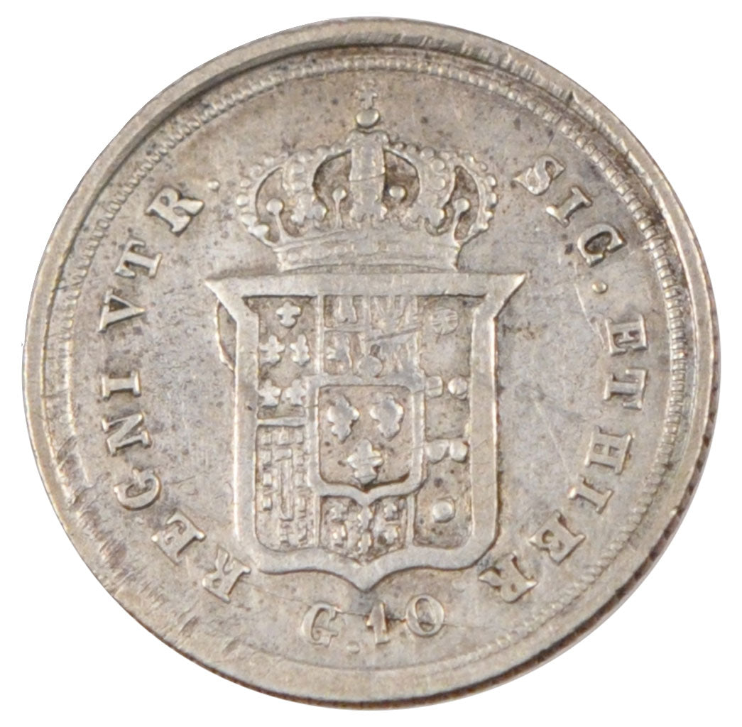 Italie, Naples et Sicile, Ferdinand II, 10 Grana