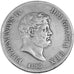 ITALIAN STATES, 120 Grana, 1855, KM #370, AU(50-53), Silver, 37, 27.30