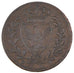ITALIAN STATES, Centesimo, 1826, Torino, KM #125.1, EF(40-45), Copper, 19, 1.65