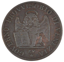 Italy, 5 Centesimi, 1849, Venezia, KM #c.183, EF(40-45), Copper, 4.73
