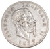 ITALY, 5 Lire, 1877, Rome, KM #8.4, EF(40-45), Silver, 24.86