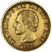 ITALIAN STATES, 80 Lire, 1826, Torino, KM #123.1, EF(40-45), Gold, 33, 25.72