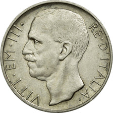 Coin, Italy, Vittorio Emanuele III, 10 Lire, 1928, Rome, AU(50-53), Silver
