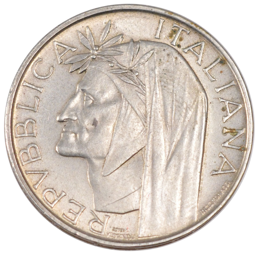 ITALY, 500 Lire, 1965, Rome, KM #100, AU(55-58), Silver, 29.3, 11.00