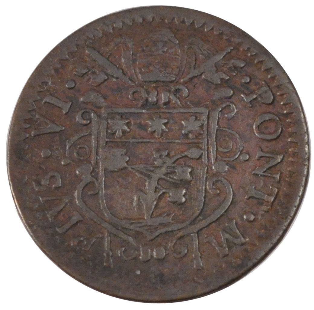 ITALIAN STATES, Quattrino, 1778, KM #268, EF(40-45), Copper, 2.56