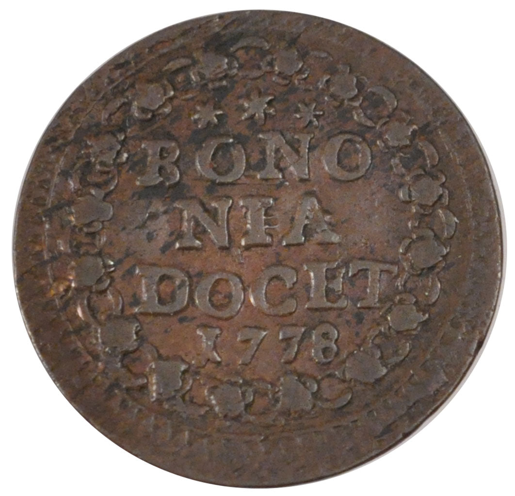 ITALIAN STATES, Quattrino, 1778, KM #268, EF(40-45), Copper, 2.56