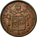 Coin, ITALIAN STATES, PAPAL STATES, Gregory XVI, Mezzo (1/2) Baiocco, 1843