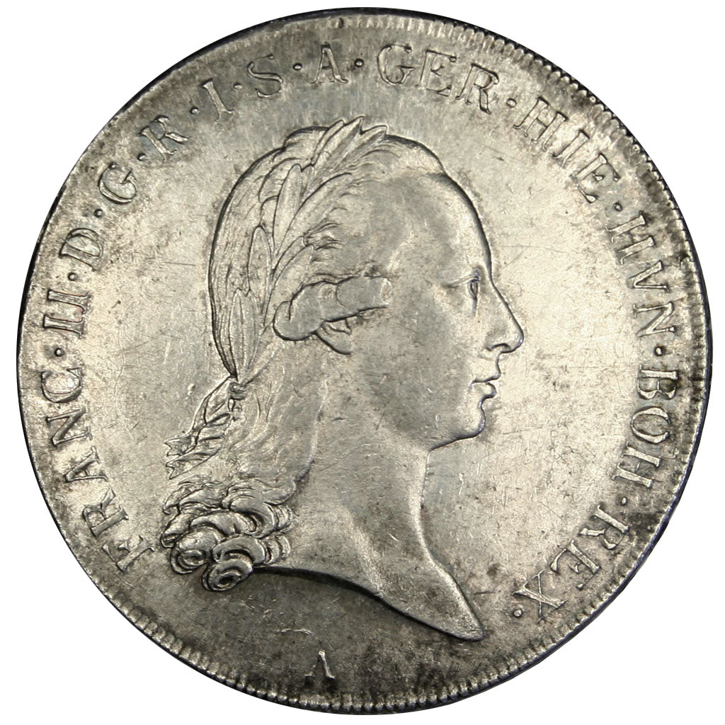 Paesi Bassi austriaci, Franz II, Kronenthaler, 1793, Vienne, SPL-, Argento, K...