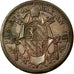 Coin, ITALIAN STATES, PAPAL STATES, Pius IX, Mezzo (1/2) Baiocco, 1849, Roma