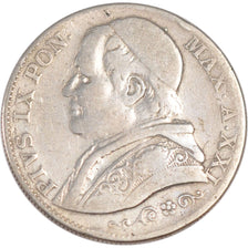 Vatican, Pie IX, 2 Lire