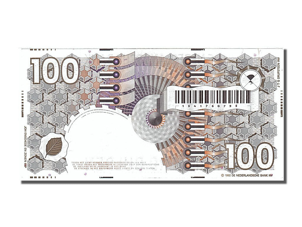 Netherlands, 100 Gulden, 1992, KM #101, 1992-01-09, UNC(63)