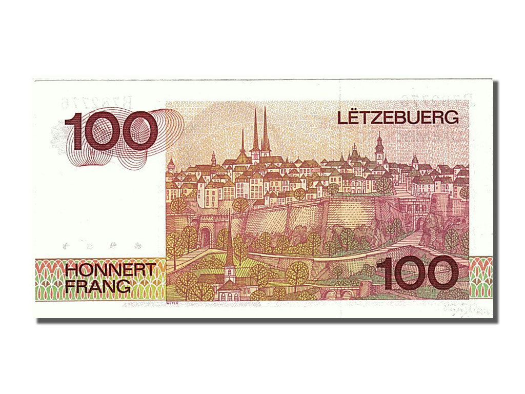 Luxembourg, 100 Francs, 1980, KM #57a, 1980-08-14, UNC(65-70), B782776