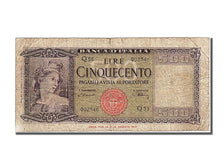 Italy, 500 Lire, 1947, KM #80a, VF(20-25), 002546 Q58