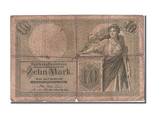Germany, 10 Mark, 1906, KM #9b, 1906-10-06, VF(20-25), M.Nr 2779091
