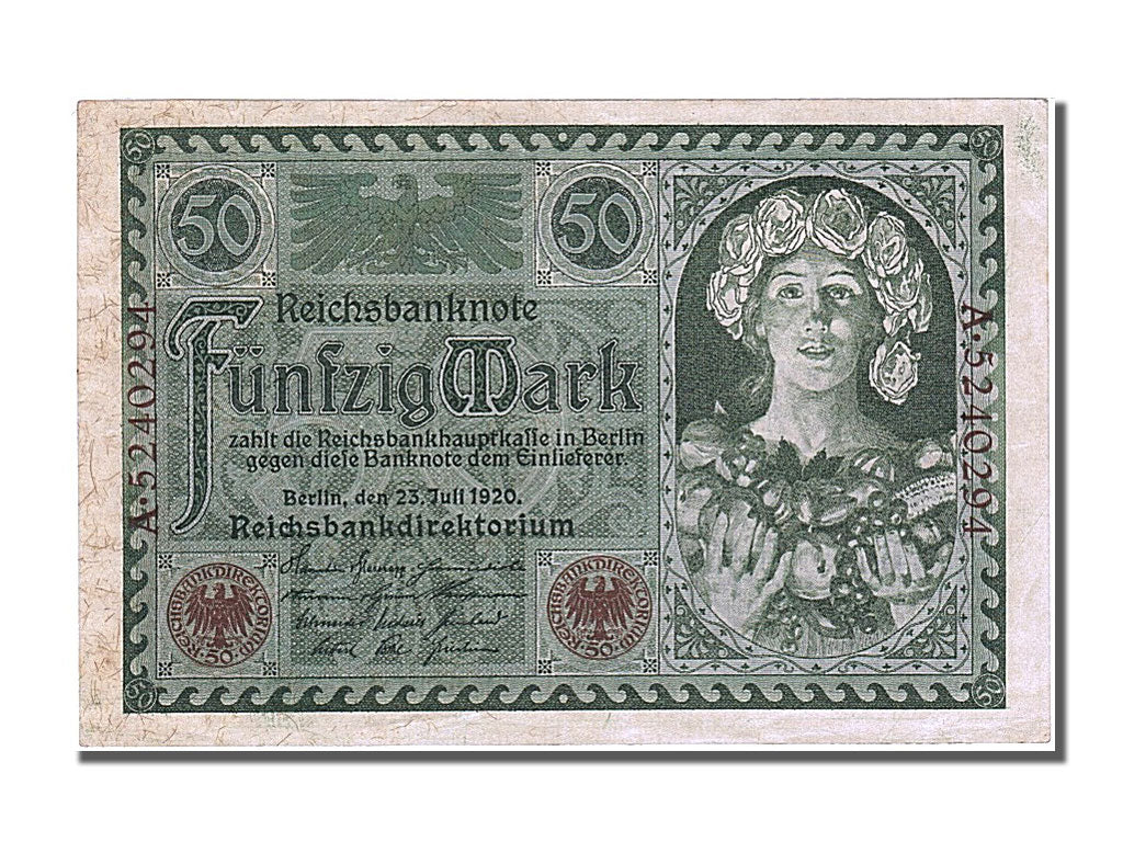 Banknote, Germany, 50 Mark, 1920, 1920-07-23, UNC(63)