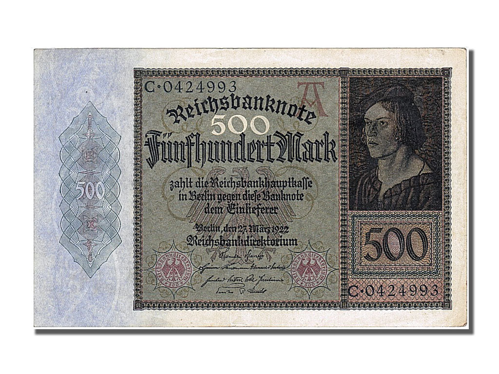 Germany, 500 Mark, 1922, KM #73, 1922-03-27, UNC(63), C.0424993