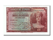 Geldschein, Spanien, 10 Pesetas, 1935, UNZ