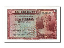 Geldschein, Spanien, 10 Pesetas, 1935, UNZ